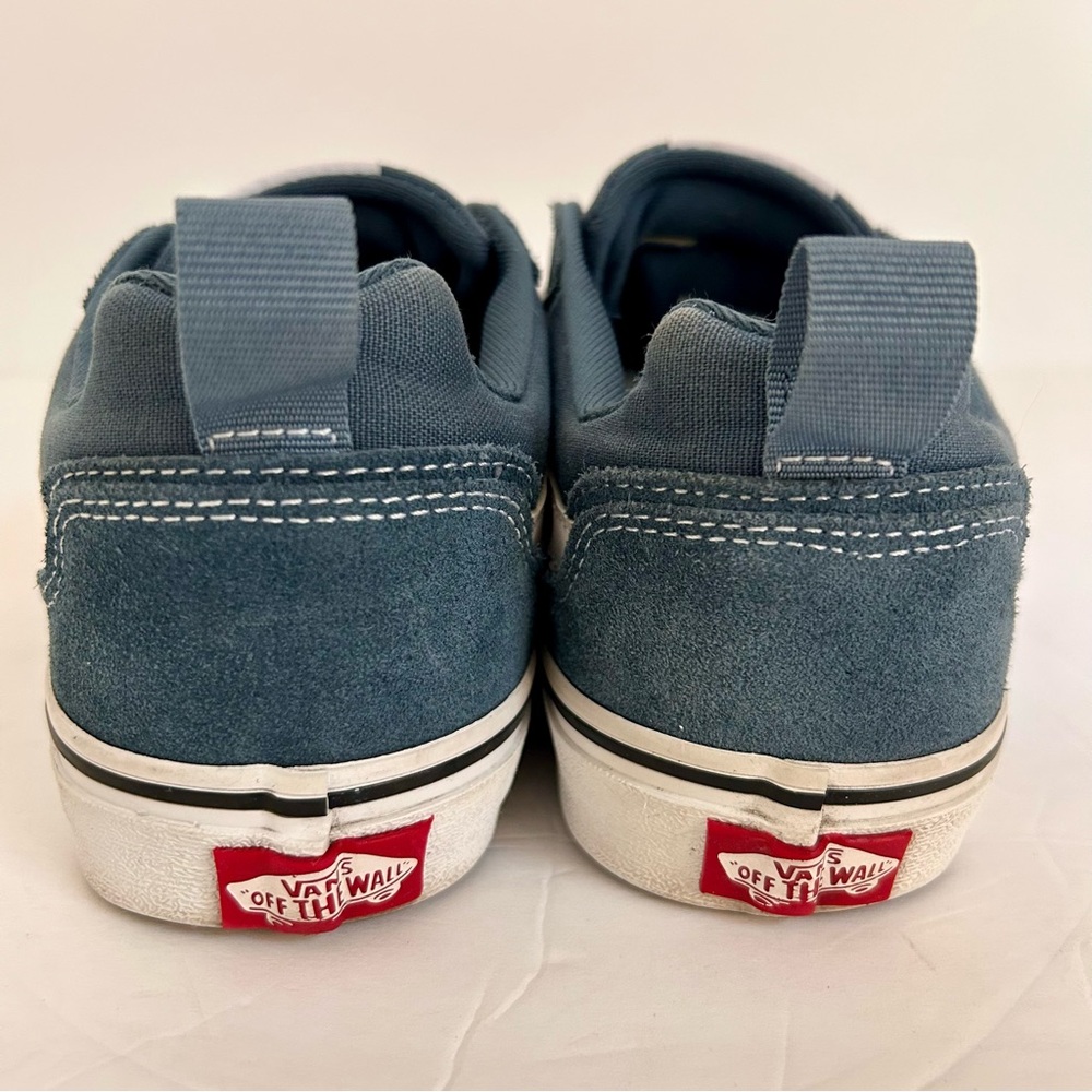 Vans Men’s Teal Suede Low Top Trainers Sneaker Size 8 - Picture 5 of 9
